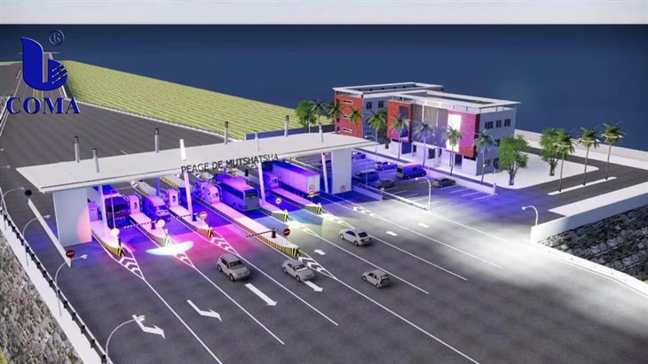 Toll Plaza Management Payment System Parkering System för avgiftsuppbörd